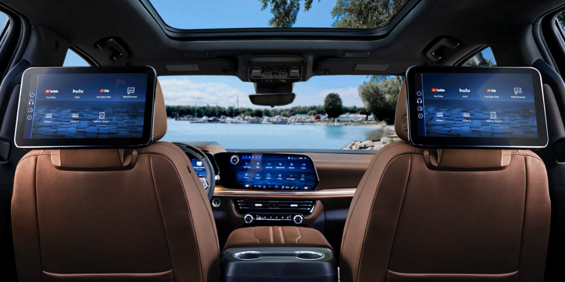 The interior of the 2026 Chevrolet Suburban